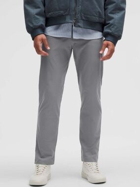 Lululemon ABC Classic-Fit 5 Pocket Pants Warpstreme in Asphalt Gray Size 35x28